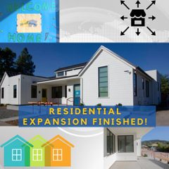 Image of finished residential expansion.